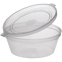 PLASTIC SAUCE CUP 1OZ 